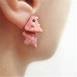 Cute Animal Bite Dinosaur Earring