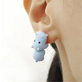 Cute Animal Bite Dinosaur Earring