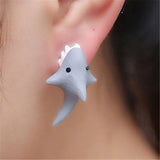 Cute Animal Bite Dinosaur Earring