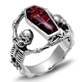 New Amazing Gothic Skull Ring