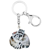 New Lovely Raccoon Keychains