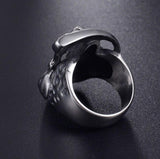 New Retro Death Skull and Sickle Ring - Animals Aso