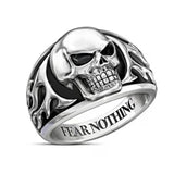 New Retro Death Skull and Sickle Ring - Animals Aso