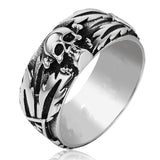 New Retro Death Skull and Sickle Ring - Animals Aso