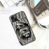 New Cute Raccoon Art Phone Case