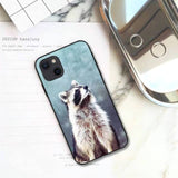 New Cute Raccoon Art Phone Case