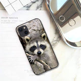 New Cute Raccoon Art Phone Case