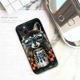 New Cute Raccoon Art Phone Case