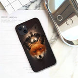 New Cute Raccoon Art Phone Case